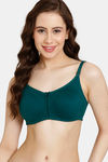 Rosaline Cyber Grove Everyday Double Layered Non Wired 3/4th Coverage T-Shirt Bra (Pack of 2) - Multicolor — thumbnail 2